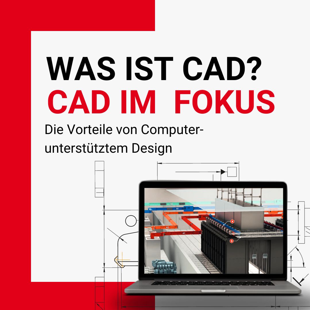 Eine Grafik für einen Glossarartikel. Auf der Grafik steht, dass es im Artikel darum geht, CAD (Computer Aided Design) zu erklären.