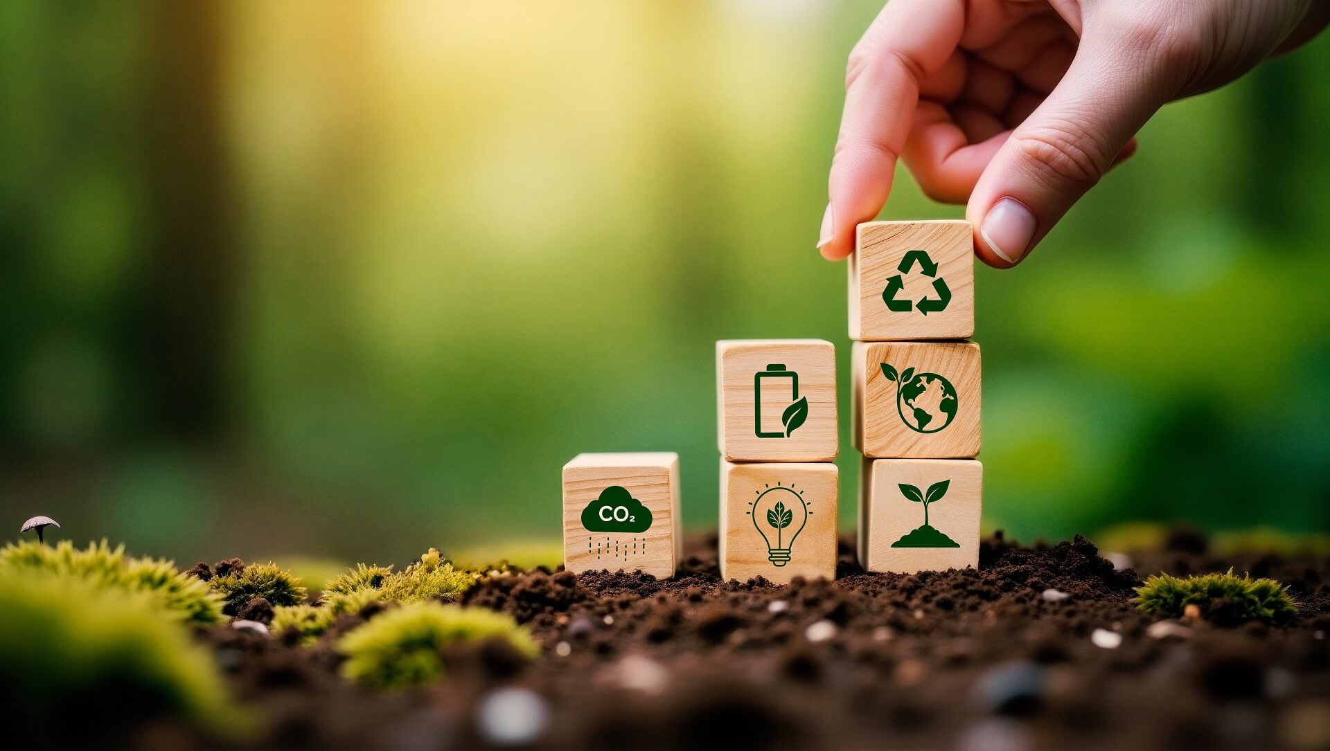 Nachhaltige Bausteine